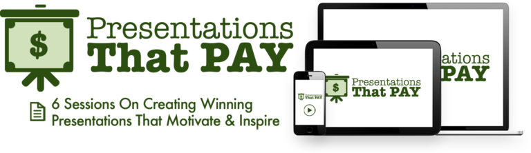 Presentations that pay